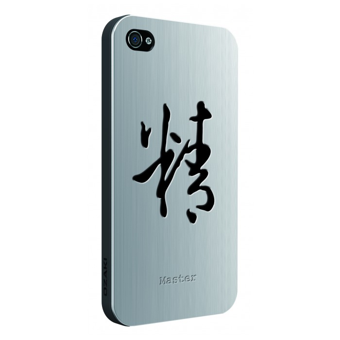 картинка Чехол Ozaki iCoat Good Life Black/Steel Master for iPhone 4/4S (IC862BMA) от магазина КомпьютерЦентр