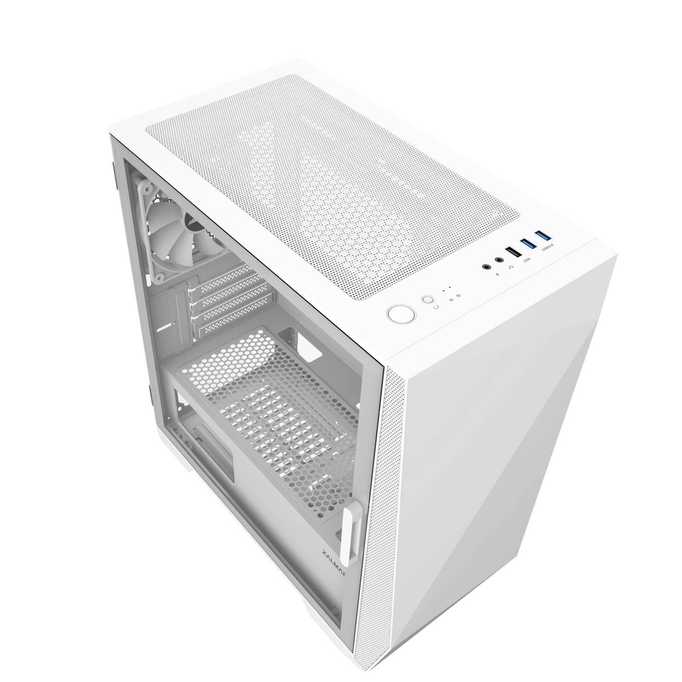 картинка Корпус MiniTower Zalman Z1 Iceberg white mATX, без БП от магазина КомпьютерЦентр