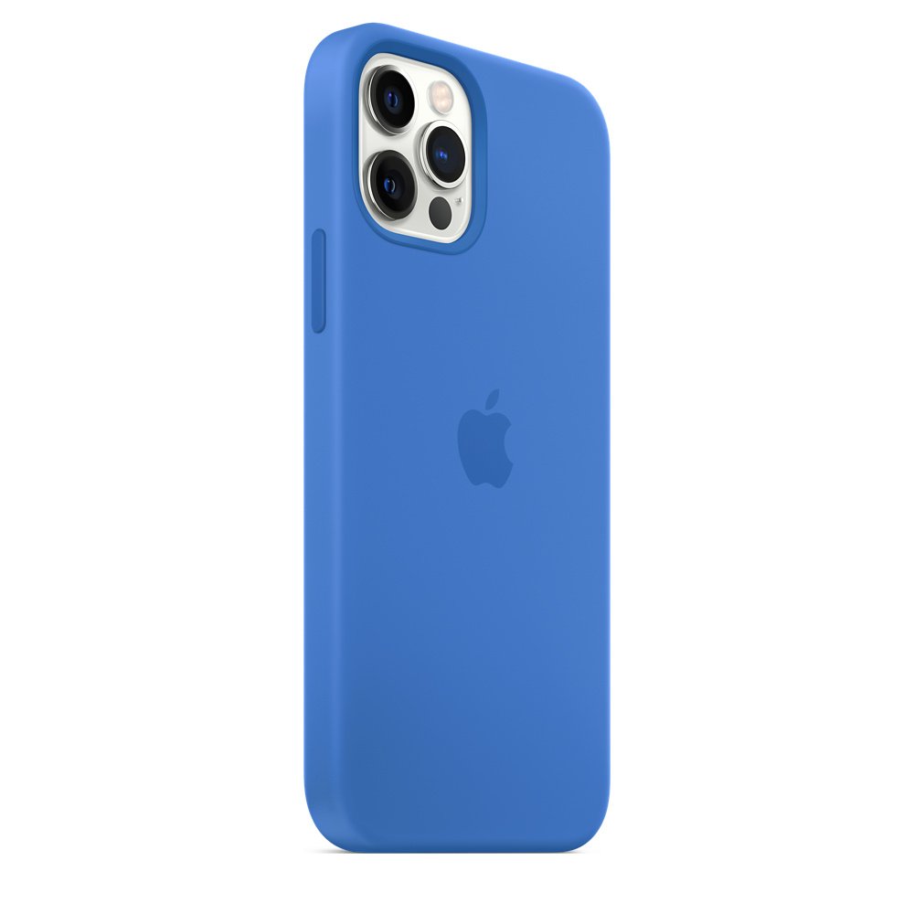 картинка Чехол Apple Silicone Case Simple for iPhone 12/  12 Pro Светло-Голубой (Copy) от магазина КомпьютерЦентр