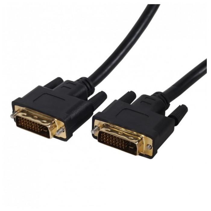 картинка Кабель DeTech DVI (24+1) M-M 1.8м 2 fferrite от магазина КомпьютерЦентр