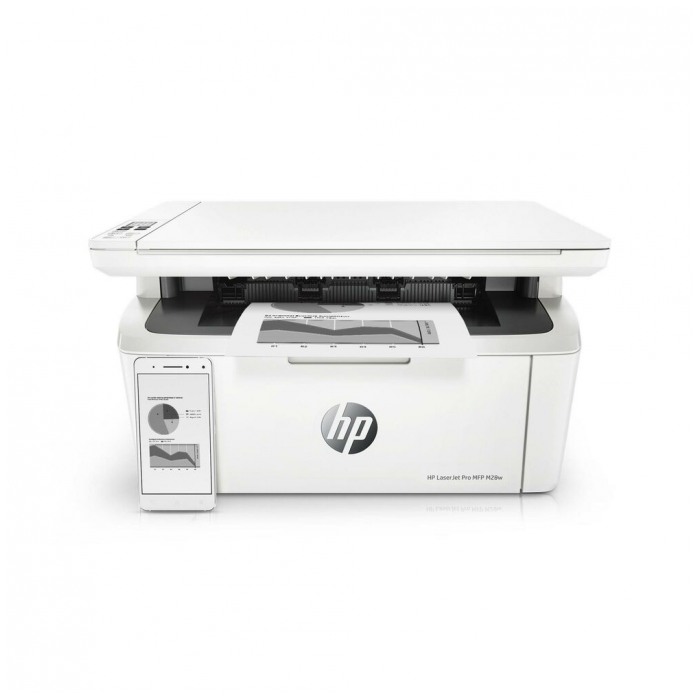 картинка МФУ лазерное HP LaserJet Pro M28w A4 Wi-Fi (W2G55A) от магазина КомпьютерЦентр