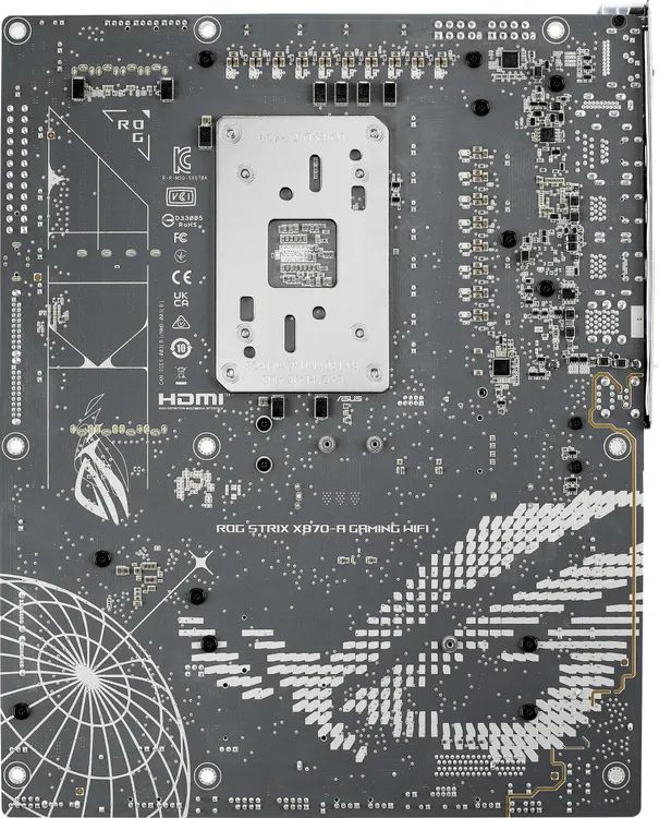 картинка Материнская плата ASUS ROG STRIX X870-A GAMING WIFI, AM5, AMD X870, 4*DDR5, 2*SATA, 4*M.2, DP+HDMI, 7.1, ATX от магазина КомпьютерЦентр