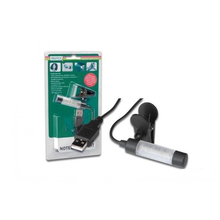 картинка USB-лампа для ноутбука Digitus 2 LED Black (DA-70756) от магазина КомпьютерЦентр