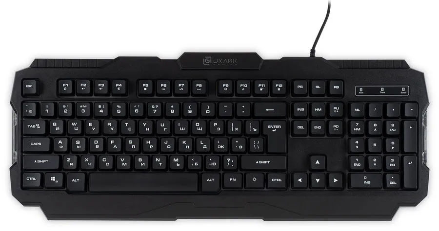 картинка Клавиатура Oklick 757G HW2, черный (1790295) от магазина КомпьютерЦентр