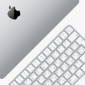 картинка Клавиатура Apple Magic Keyboard с Touch ID, белая (MK293) от магазина КомпьютерЦентр