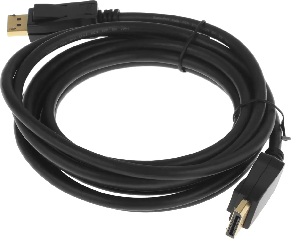 картинка Кабель Buro BU-DP-v1.4-3m DisplayPort (m)/ DisplayPort (m) 3м. черный от магазина КомпьютерЦентр