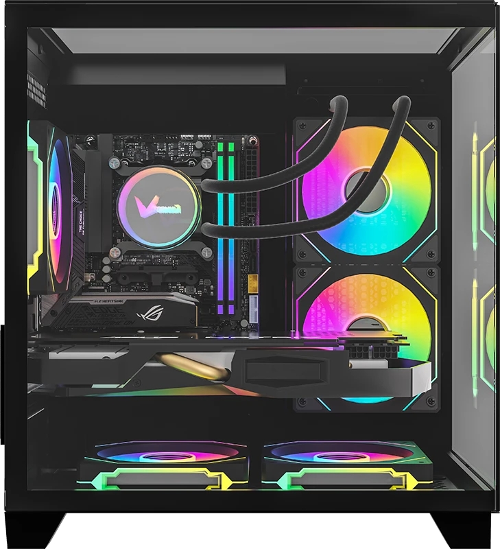 картинка Корпус Formula Crystal Z9M, черный, без БП, mATX, CRYSTAL Z9M B от магазина КомпьютерЦентр