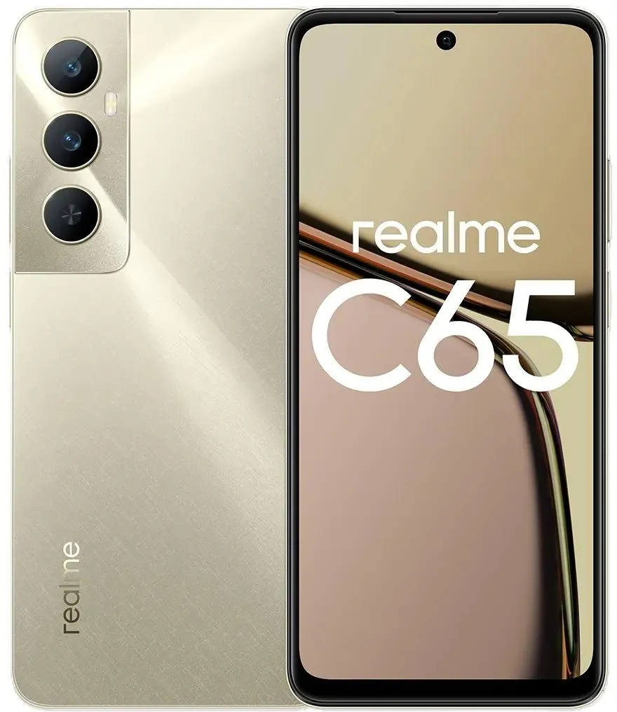картинка Смартфон Realme C65 Gold 6.67'' / 6Gb / 128Gb от магазина КомпьютерЦентр