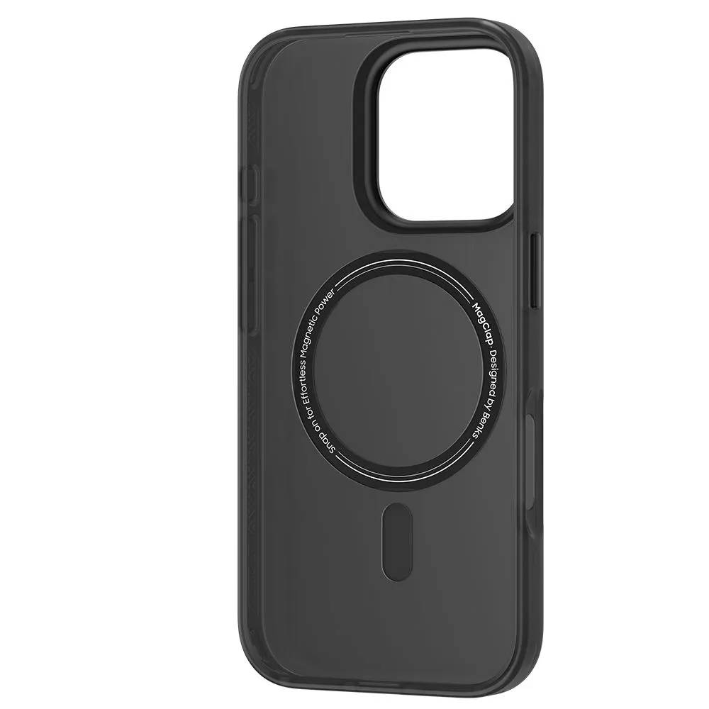 картинка Чехол силиконовый Benks Lucid Armor Case (MagSafe) для iPhone 16 Pro 6.3'', цвет черный (Black) от магазина КомпьютерЦентр