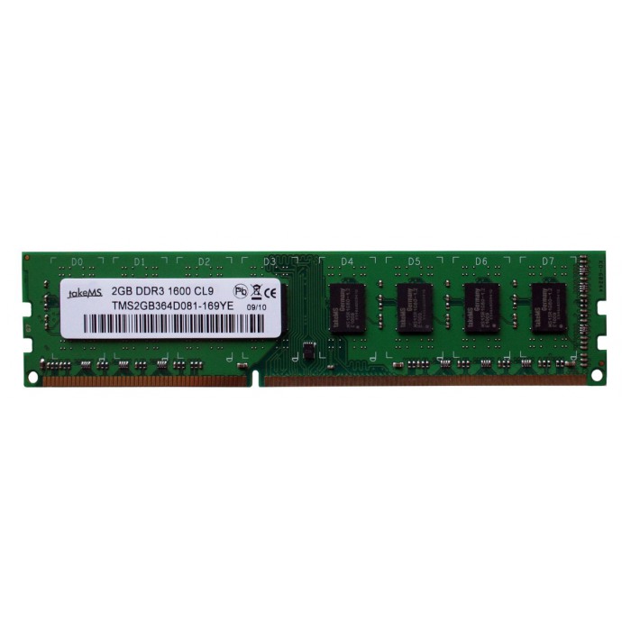 картинка Оперативная память TakeMS DIMM DDR3 2Gb 1600MHz PC3-12800 от магазина КомпьютерЦентр