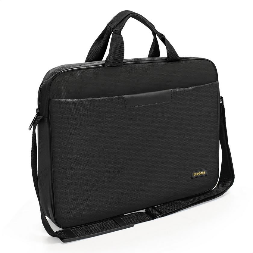 картинка Сумка ExeGate EX264610RUS Office F1595 Black, 15.6'' (EX264610RUS) от магазина КомпьютерЦентр