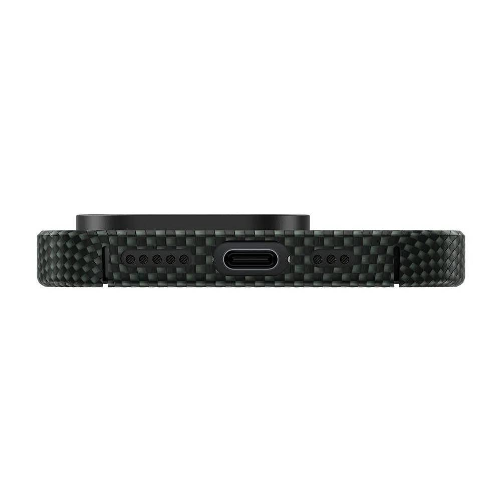 картинка Чехол Benks ArmorTint Case built with Kevlar® для iPhone 16 Pro Max 6.9'', цвет зеленый (Green) от магазина КомпьютерЦентр