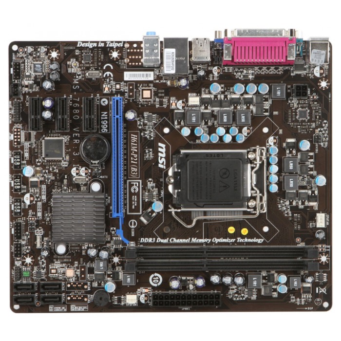 картинка Материнская плата MSI H61M-P21 B3 (H61M-P21) от магазина КомпьютерЦентр