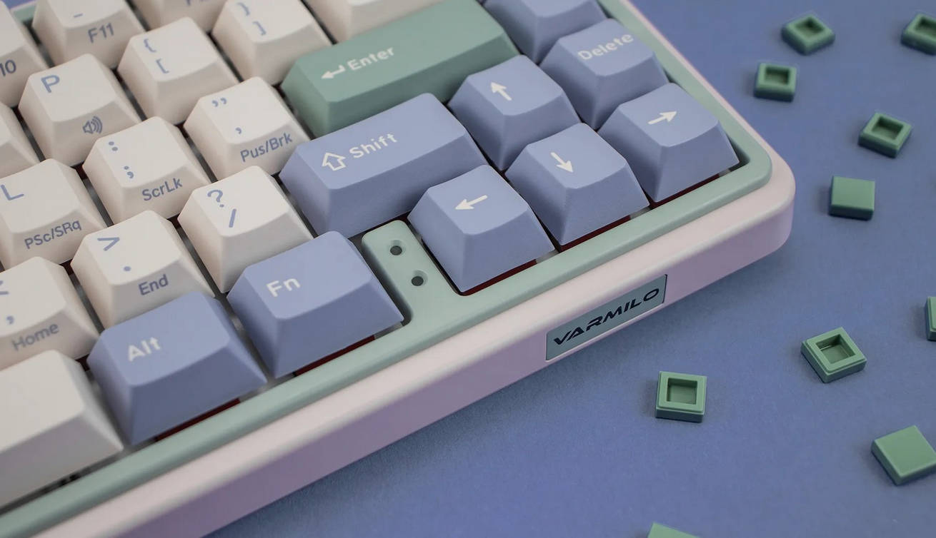 картинка Игровая клавиатура Varmilo Eucalyptus VXH67 (Kailh Prestige Red) от магазина КомпьютерЦентр