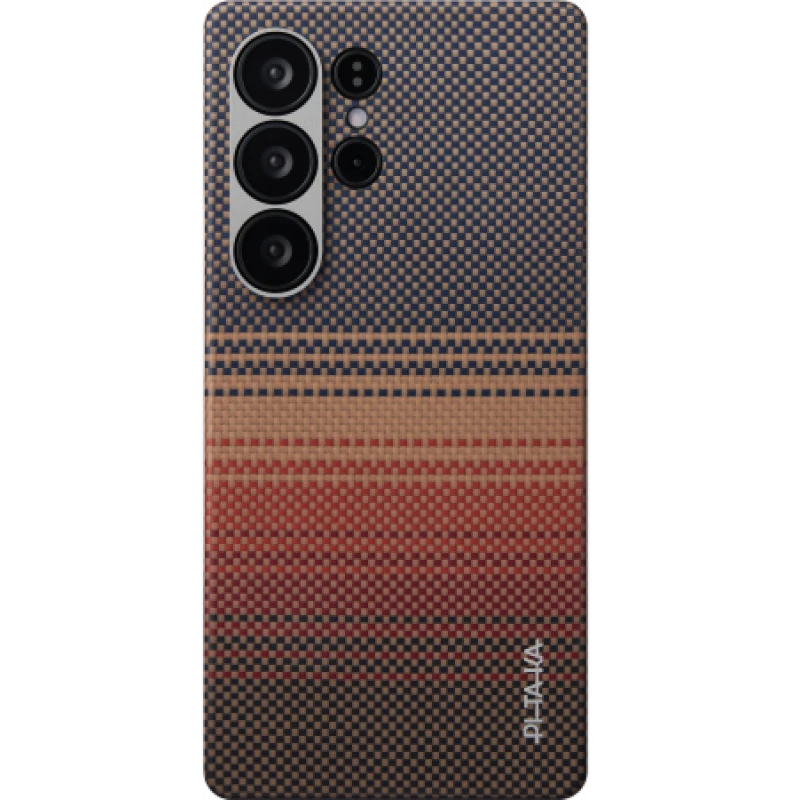 картинка Чехол PITAKA Tactile Woven Case для Samsung S25 Ultra, Sunset от магазина КомпьютерЦентр