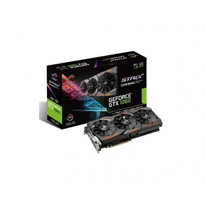 картинка Видеокарта Asus 6Gb DDR5 GeForce Dual GTX1060 ROG Strix (STRIX-GTX1060-6G-GAMING) от магазина КомпьютерЦентр