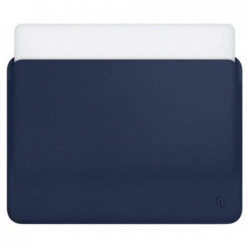 картинка Чехол Wiwu MacBook Air 13/ Pro 13 Leather Skin Pro Sleeve Navy Blue от магазина КомпьютерЦентр