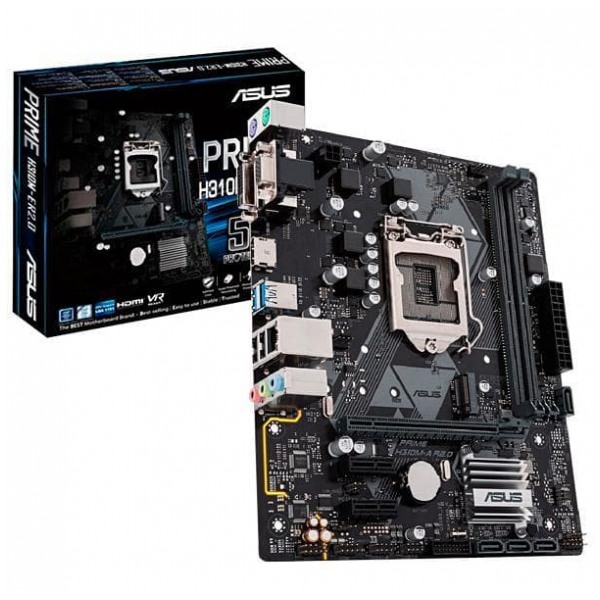 картинка Материнская плата Asus PRIME H310M-R R2.0 (PRIME H310M-R R2.0) от магазина КомпьютерЦентр
