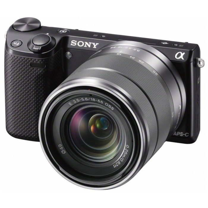 картинка Фотокамера Sony NEX-5R 18-55mm KIT Black (NEX5RKB.RU2) от магазина КомпьютерЦентр
