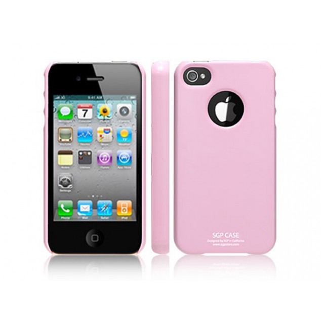 картинка Чехол SGP Ultra Thin Case Pastel Series Sherbet Pink for iPhone 4 (SGP06924) от магазина КомпьютерЦентр