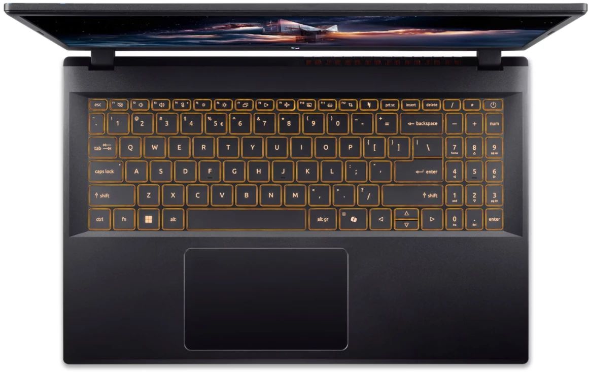 картинка Ноутбук Acer Nitro V15 ANV15-52-5546 15,6'' IPS (1920x1080) 165Hz/  Intel Core 5 210H (8/ 12)/  16Gb/  512Gb SSD/  GeForce RTX 5050 8Gb GDDR7/  76Wh/  NoOS (NH.QZ7CD.00B) от магазина КомпьютерЦентр