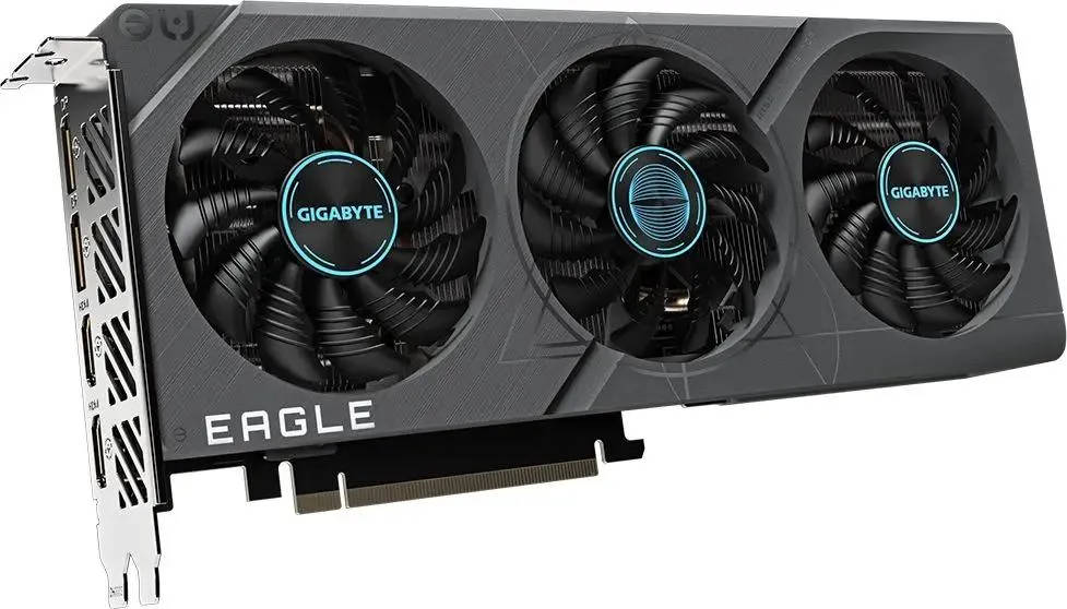 картинка Видеокарта 8Gb GDDR6 GeForce RTX 4060TI Gigabyte EAGLE OC (GV-N406TEAGLE OC-8GD) от магазина КомпьютерЦентр