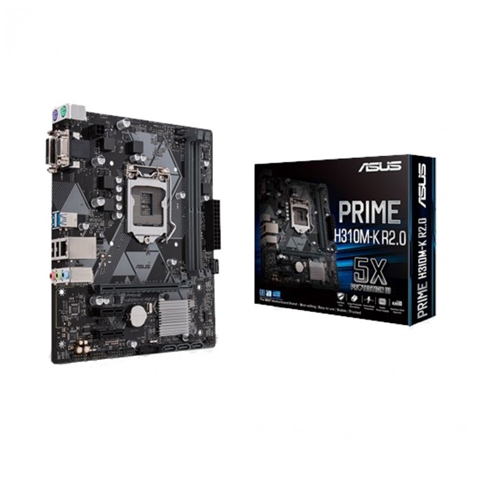 картинка Материнская плата Asus PRIME H310M-K R2.0 (PRIME H310M-K R2.0) от магазина КомпьютерЦентр