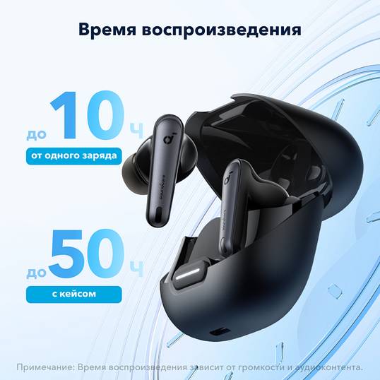 картинка Bluetooth гарнитура Anker Soundcore Liberty 4 NC A3947 black от магазина КомпьютерЦентр
