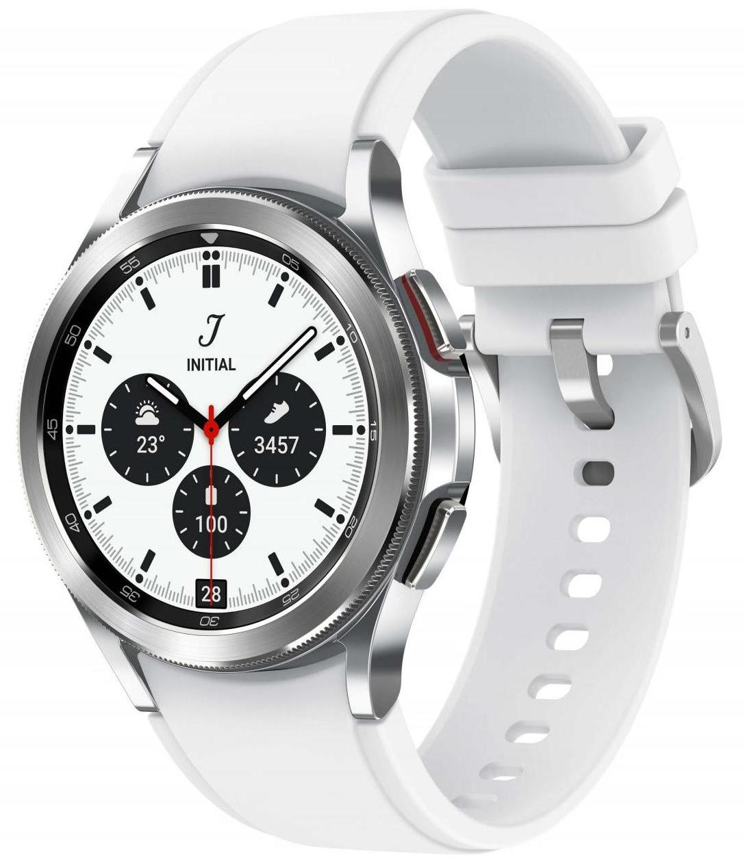картинка Смарт-часы Samsung Galaxy Watch 4 Classic 42мм Silver (SM-R880) от магазина КомпьютерЦентр