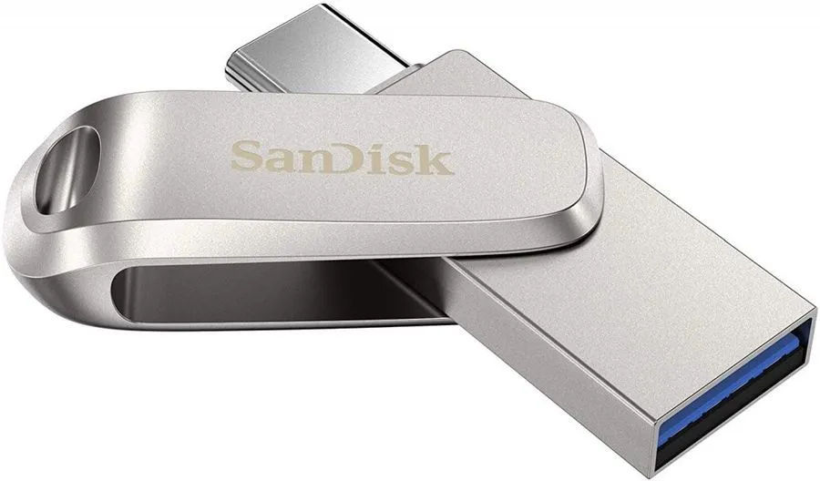 картинка USB3.1 накопитель 128Gb SanDisk Ultra Dual Drive Luxe Type-C (SDDDC4-128G-G46) от магазина КомпьютерЦентр