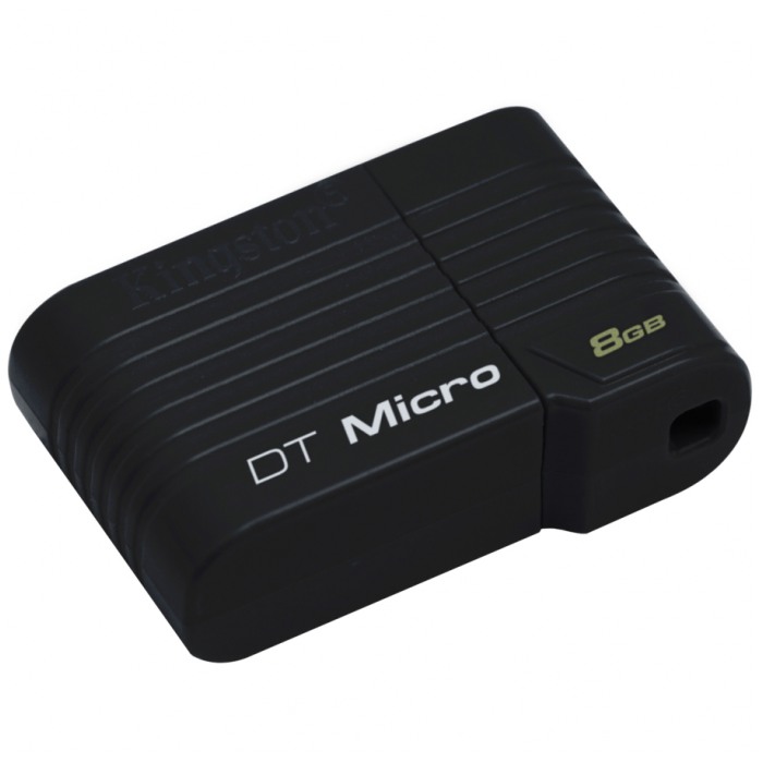 картинка Флешка USB Kingston 8Gb DataTraveler Micro Black (DTMCK/8GB) от магазина КомпьютерЦентр