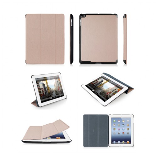 картинка Чехол Macally Protective Case Stand Pink for new iPad (BOOKSTAND3F) от магазина КомпьютерЦентр