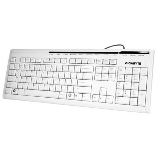картинка Клавиатура Gigabyte GK-K6150 White USB (GK-K6150) от магазина КомпьютерЦентр