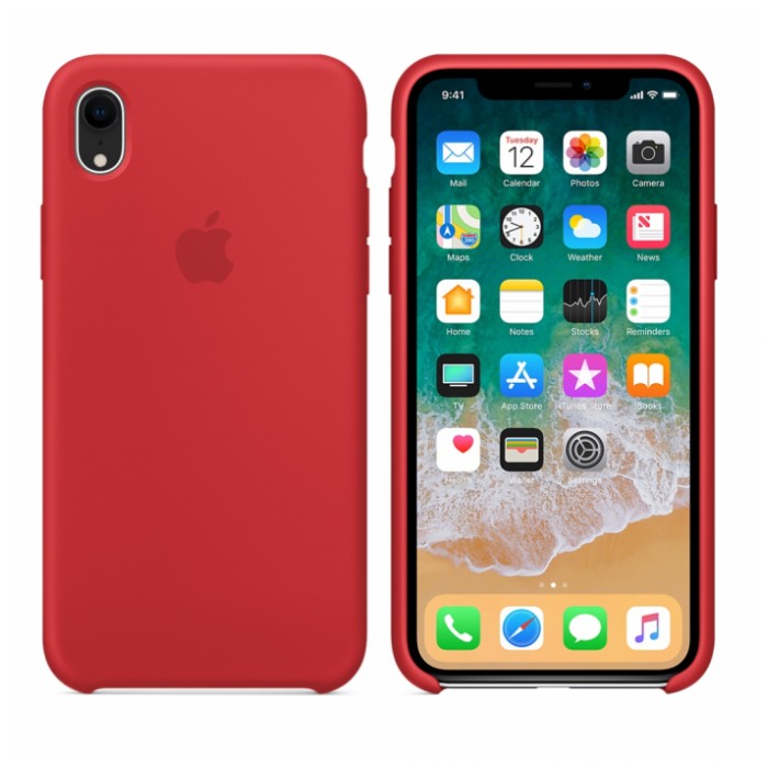 картинка Чехол Apple Silicone Case for iPhone XR Red от магазина КомпьютерЦентр