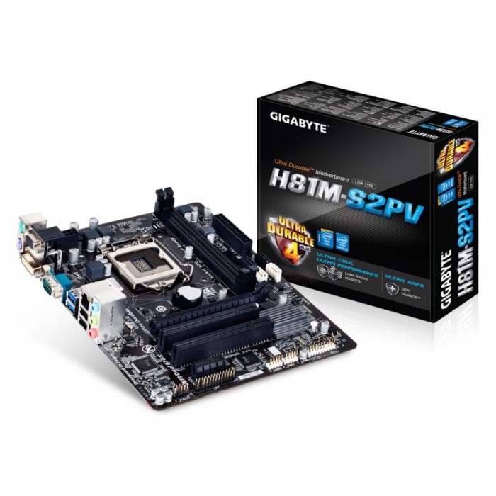 картинка Материнская плата Gigabyte GA-H81M-S2PV (GA-H81M-S2PV) от магазина КомпьютерЦентр