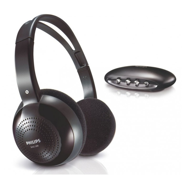 картинка Bluetooth-наушники Philips SHC1300/ 10 Black (SHC1300/10) от магазина КомпьютерЦентр