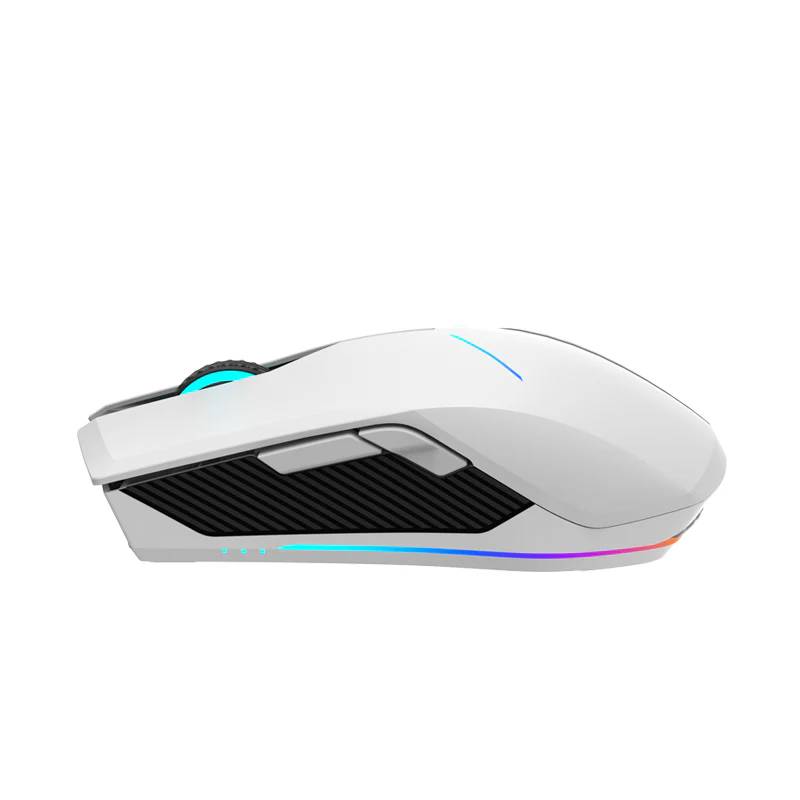 картинка Мышка игровая проводная/ беспроводная Machenike M721, RGB white (PMW3325) от магазина КомпьютерЦентр