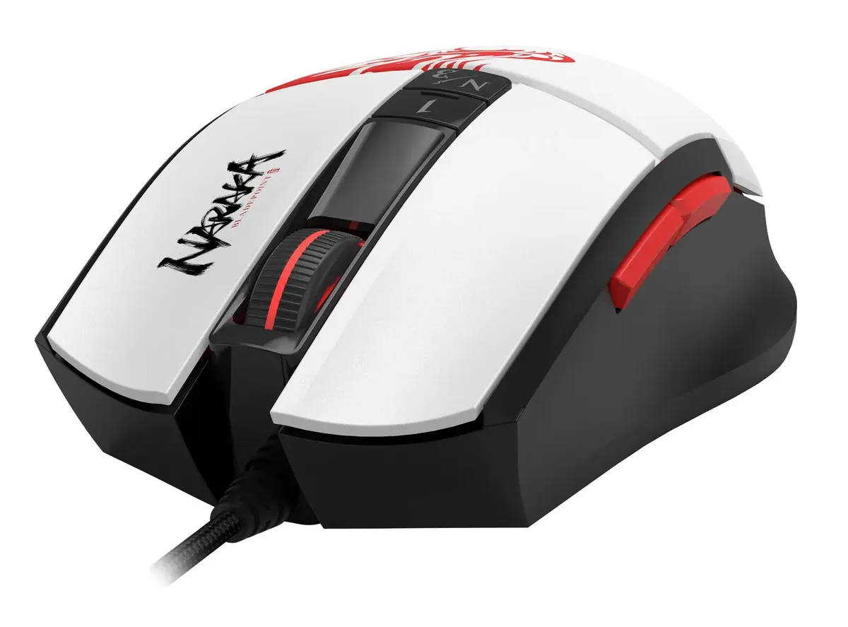 картинка Мышка A4Tech Bloody L65 Max белый/ рисунок L65 MAX NARAKA от магазина КомпьютерЦентр