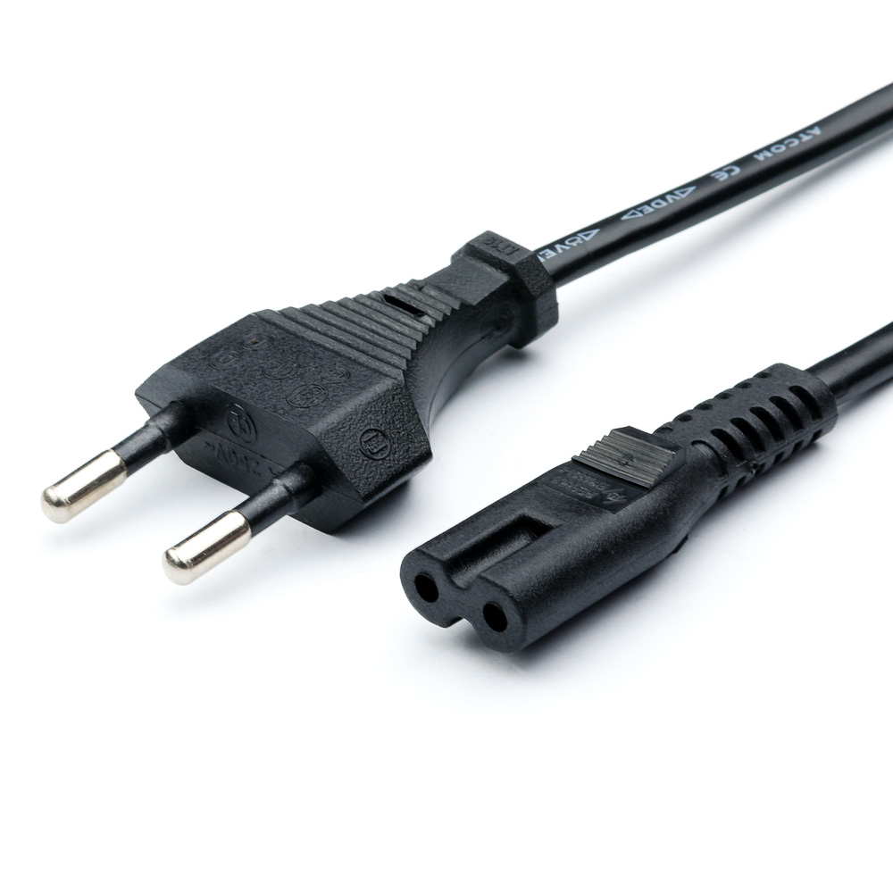 картинка Кабель питания ATCom 1.8 m (0.5 mm, 2 pin) (AT16134) от магазина КомпьютерЦентр