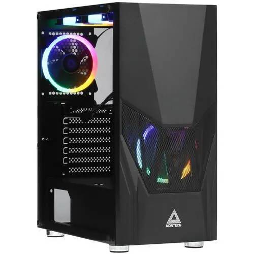картинка Корпус Montech Fighter 500 (B), Black, без БП от магазина КомпьютерЦентр