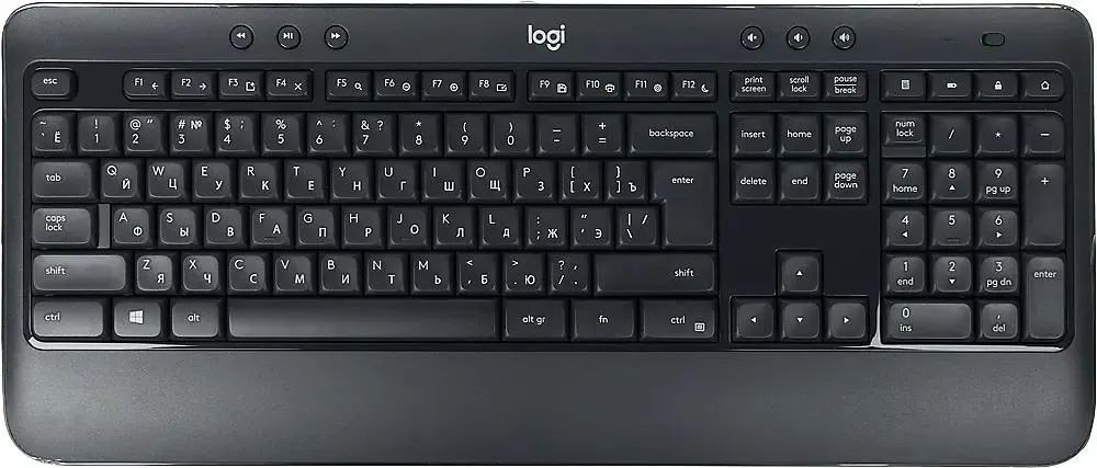 картинка Комплект Logitech MK540 Advanced беспроводной, USB, 1000 DPI, чёрный (920-008686) от магазина КомпьютерЦентр