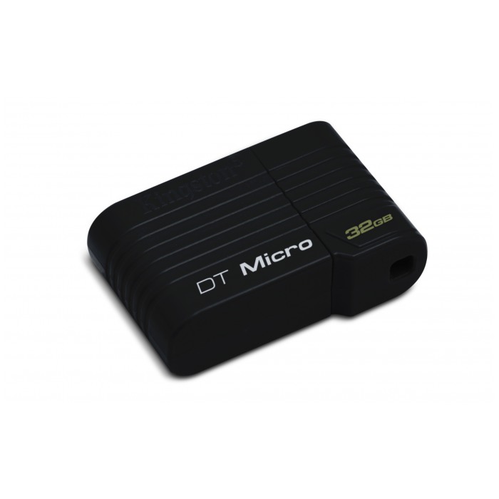 картинка Флешка USB Kingston 32Gb DataTraveler Micro Black (DTMCK/32GB) от магазина КомпьютерЦентр