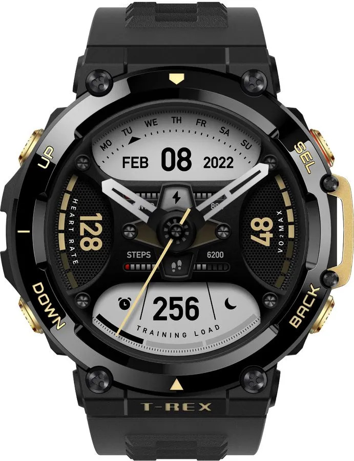 картинка Смарт-часы Xiaomi AMAZFIT T-Rex 2 A2170 Black/ Gold от магазина КомпьютерЦентр