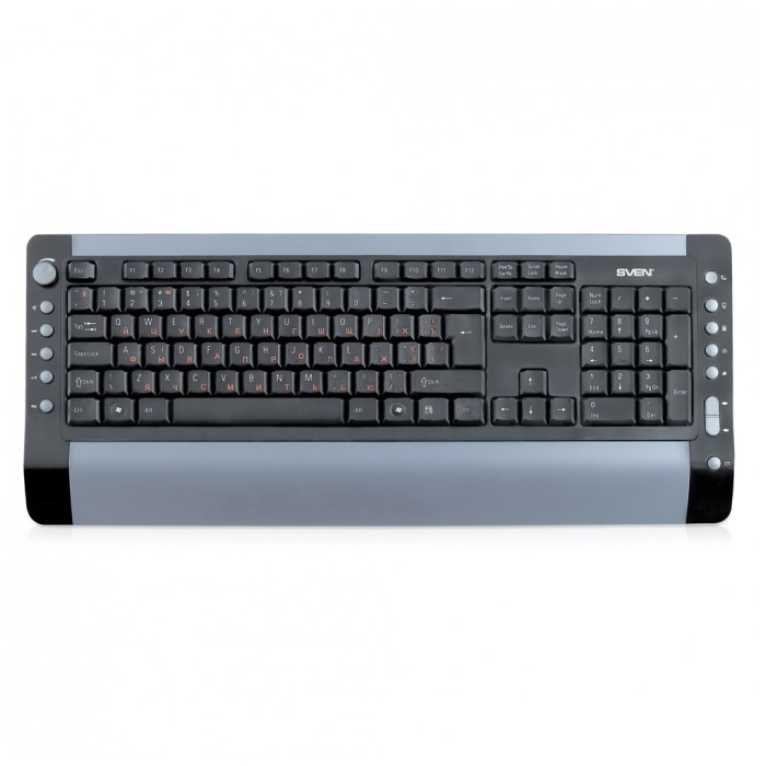 картинка Клавиатура Sven 4000 Comfort Black-Gray USB от магазина КомпьютерЦентр
