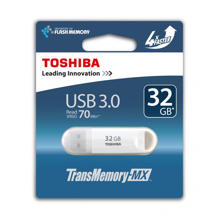 картинка Флешка USB Toshiba 32Gb Suzaku White (THNV32SUZWHT) от магазина КомпьютерЦентр