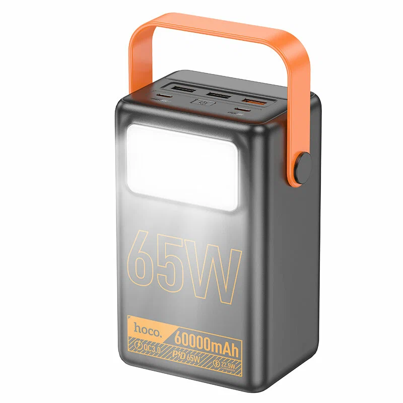 картинка Внешний аккумулятор Hoco J110A Powerful PD65W 60000 mAh Black от магазина КомпьютерЦентр