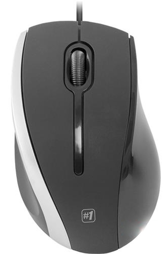 картинка Мышка Defender Point MM-340 Blac/Gray USB (52340) от магазина КомпьютерЦентр