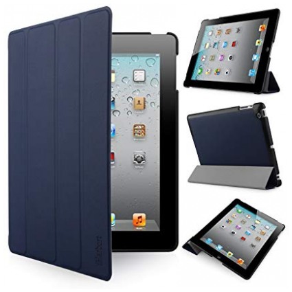 картинка Чехол Apple Smart Case Leather for iPad2/ iPad3/ iPad4 Blue от магазина КомпьютерЦентр