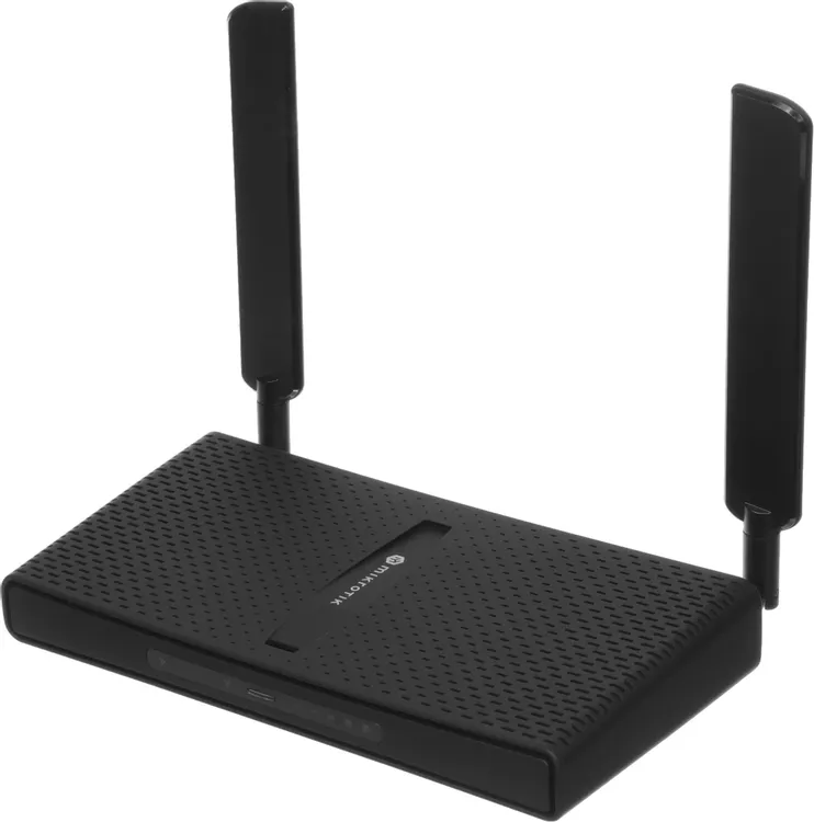 картинка Роутер беспроводной MikroTik hAP ac3 (RBD53IG-5HACD2HND) AC1200 10/ 100/ 1000BASE-TX черный от магазина КомпьютерЦентр