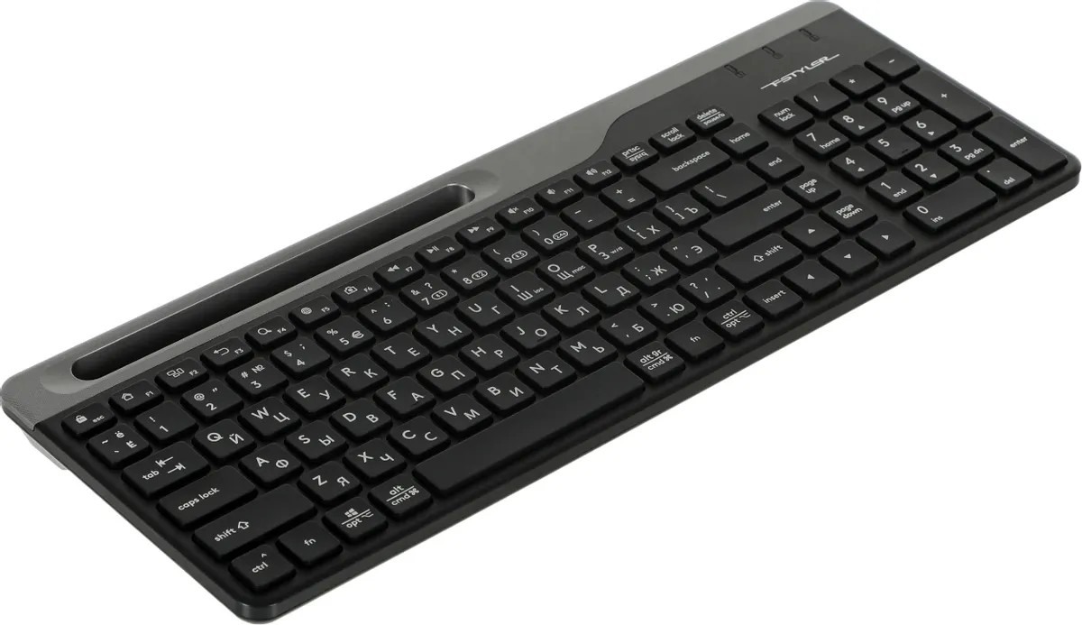 картинка Клавиатура A4Tech Fstyler FBK25 беспроводная, черный/ серый от магазина КомпьютерЦентр